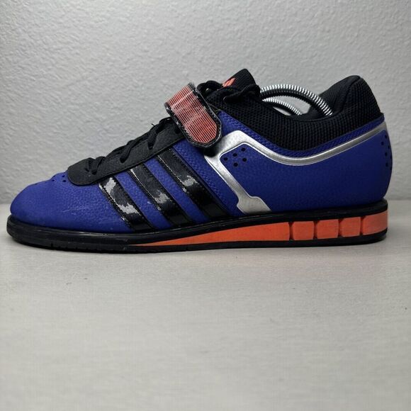 Adidas Powerlift 2.0 Purple Lace Up Weightlifting Strap Shoes